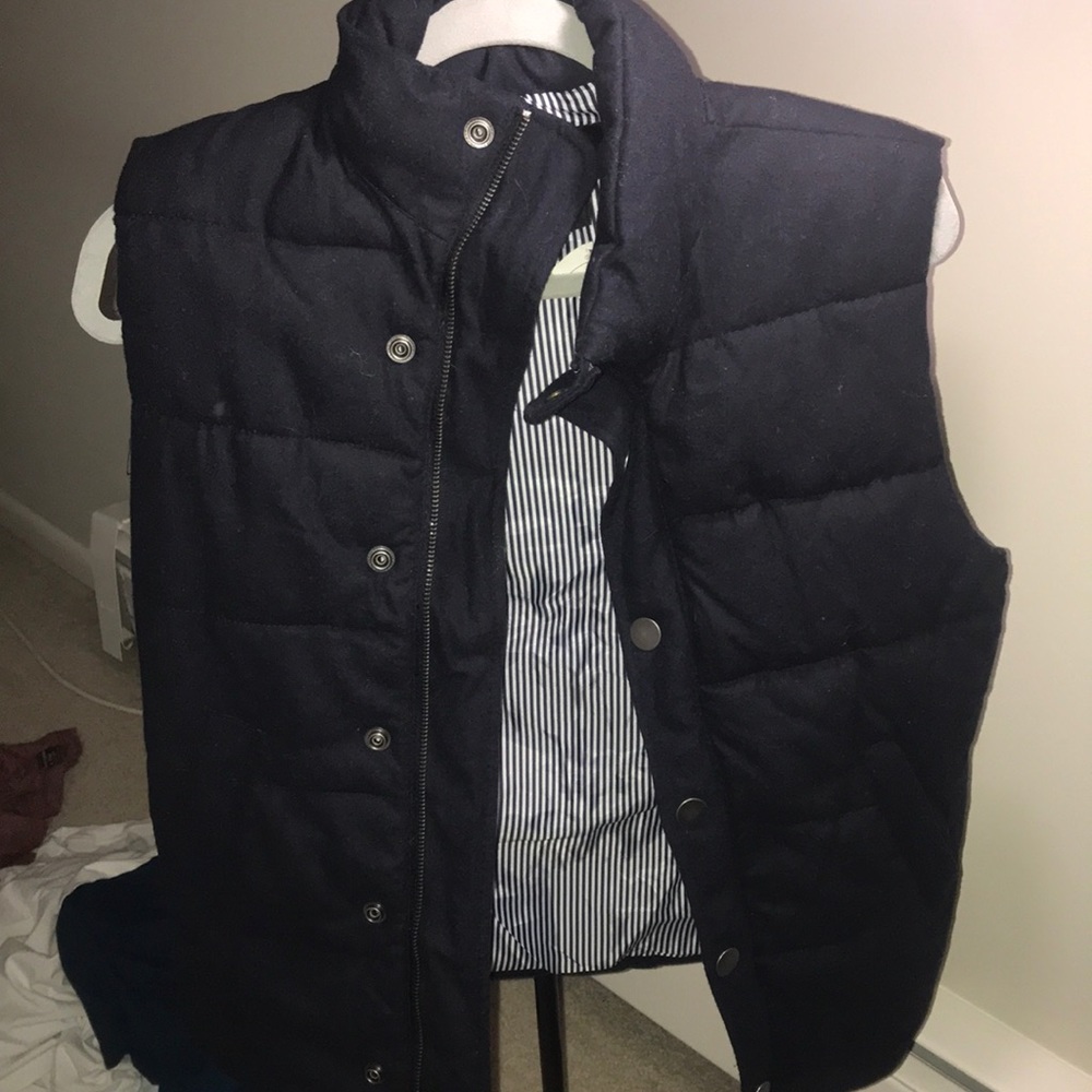 H&M navy vest. NWT